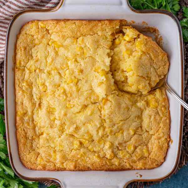 Image for the 5 Ingredient Corn Casserole {Easy Jiffy Recipe} recipe